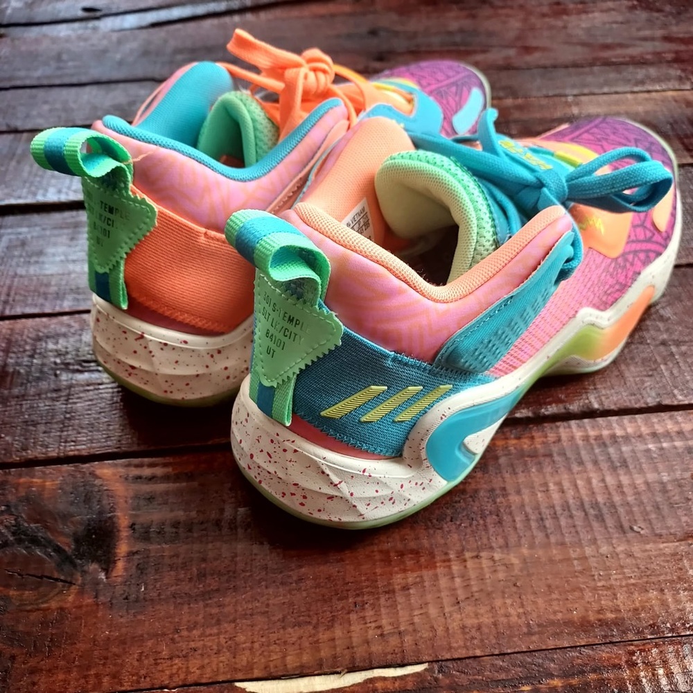 Adidas SM D.O.N Issue 3 J Rare Basketball Sneakers Women’s Size 7.5 Men’s Size 6 - Picture 2 of 8